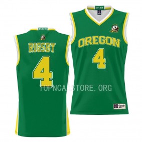 Brennan Rigsby Oregon Ducks NIL Pick-A-Player Basketball Jersey - Green