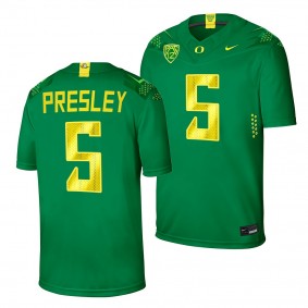 Caleb Presley Oregon Ducks College Football Green Home Jersey