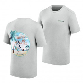 Oregon Ducks Tommy Bahama Gray Thirst Gull T-Shirt - Unisex