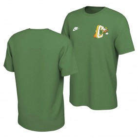 Oregon Ducks Throwback Green T-Shirt - Men