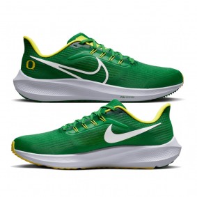 Oregon Ducks Zoom Pegasus 39 Running Shoes - Green