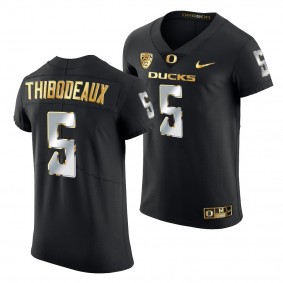 Oregon Ducks Kayvon Thibodeaux Jersey Black Champions Golden Edition