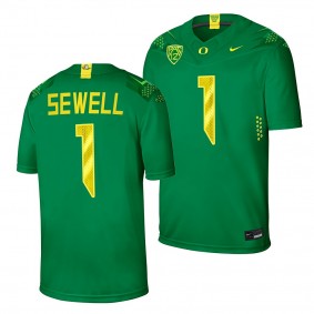 Noah Sewell Oregon Ducks College Football Green Home Jersey