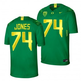 Steven Jones Oregon Ducks College Football Green Home Jersey